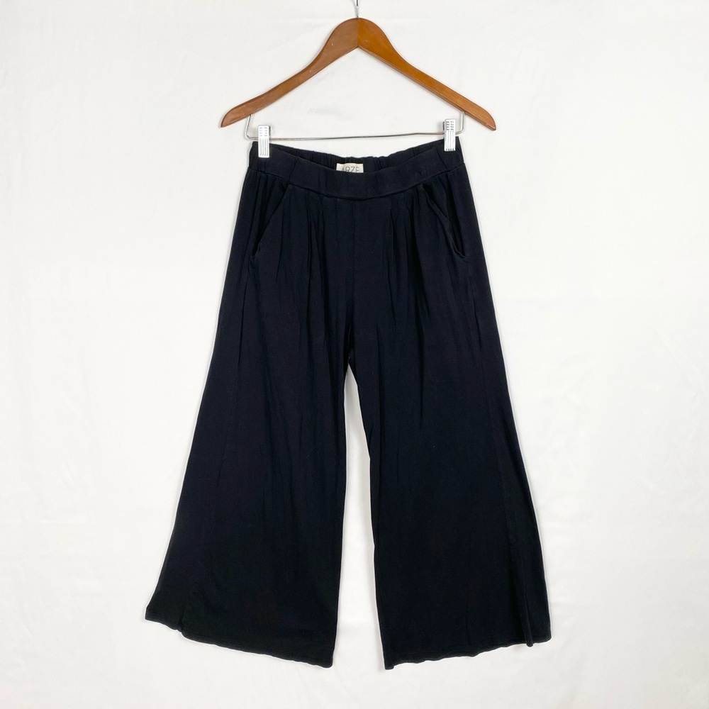 Arzé Anita Lounge Organic‎ Cotton Terry Wide Leg Pants Size Small